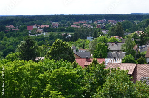 Czersk w lecie/Czersk in summer, Mazovia, Poland