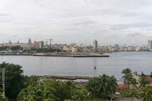 Havana Malecon, the famous seafront promenade of , Cuba