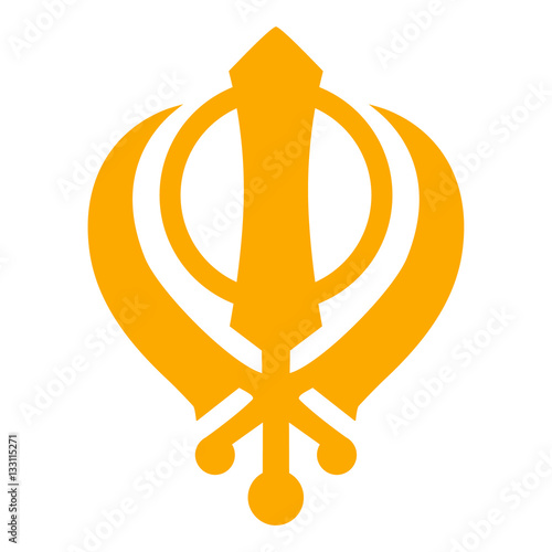 Khanda Sikh vector