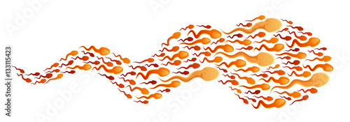Flock of sperm