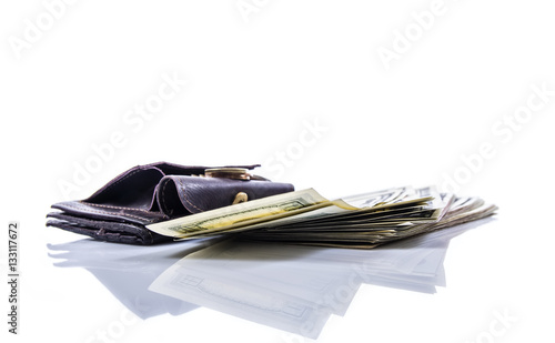 Wallpaper Mural wallet with coins and banknotes   Torontodigital.ca