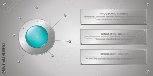 Business infographics template. It can be used for web design and layout workflow.