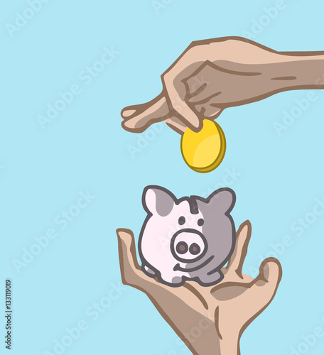 Geld in de spaarpot