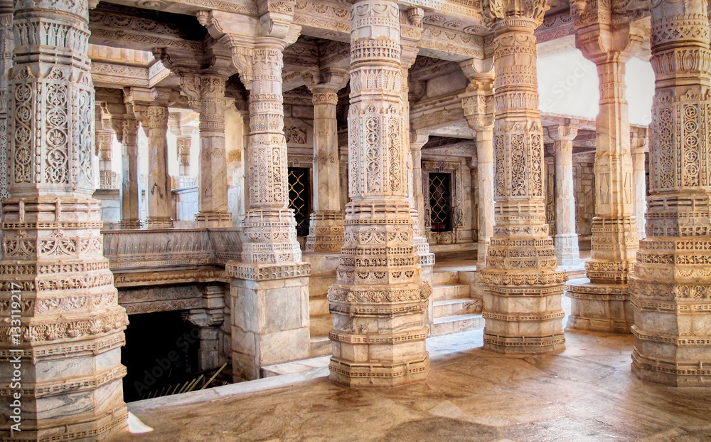 Jaintempel in Ranakpur- Indien 