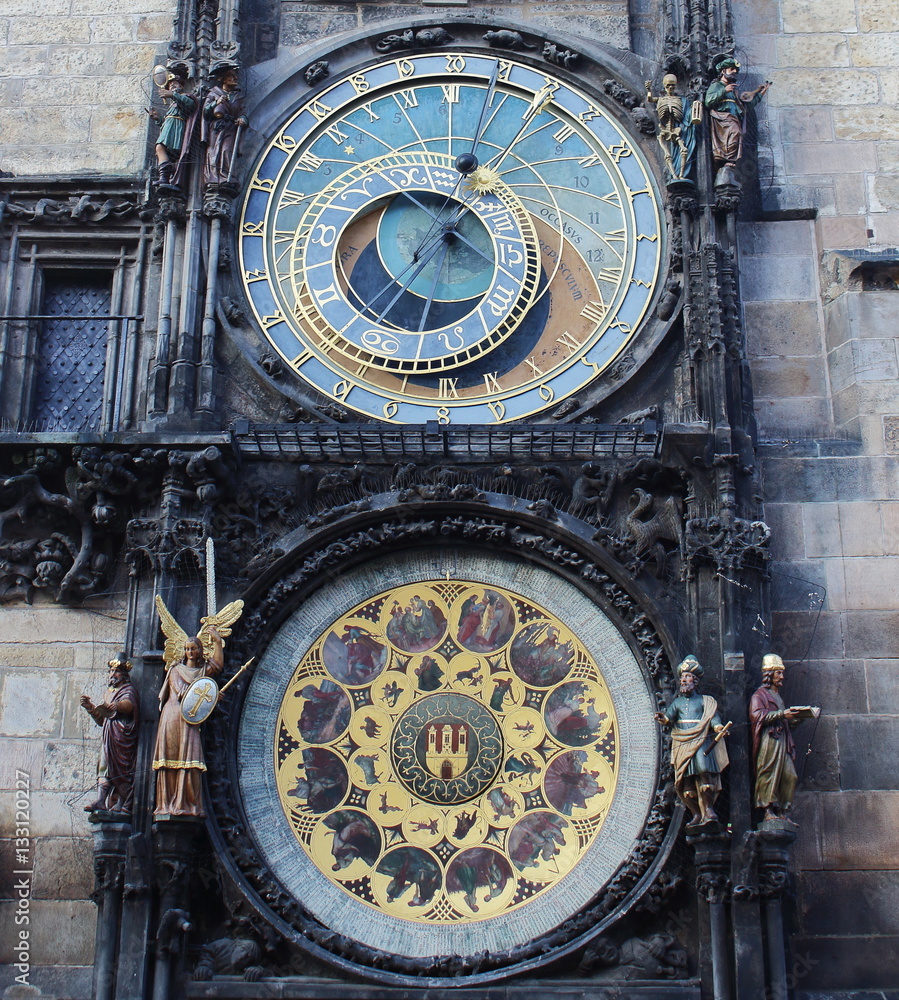 Astronomical clock, Prague, Chech republic, Europe