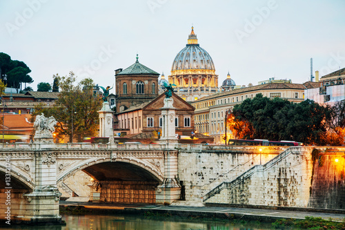 The Papal Basilica of St. Peter in the Vatican city