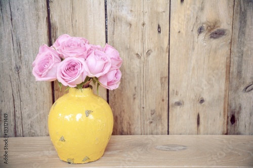 Grußkarte - Rosenstrauß in ...