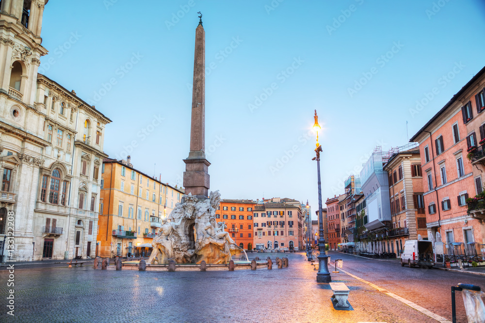 Piazza Navona in Rome, Italy