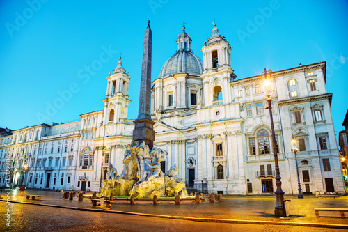 Piazza Navona in Rome, Italy