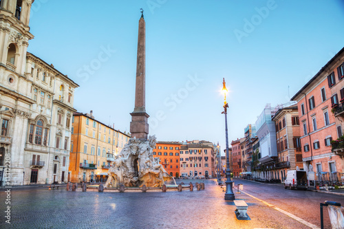 Obraz na płótnie Piazza Navona in Rome, Italy w salonie