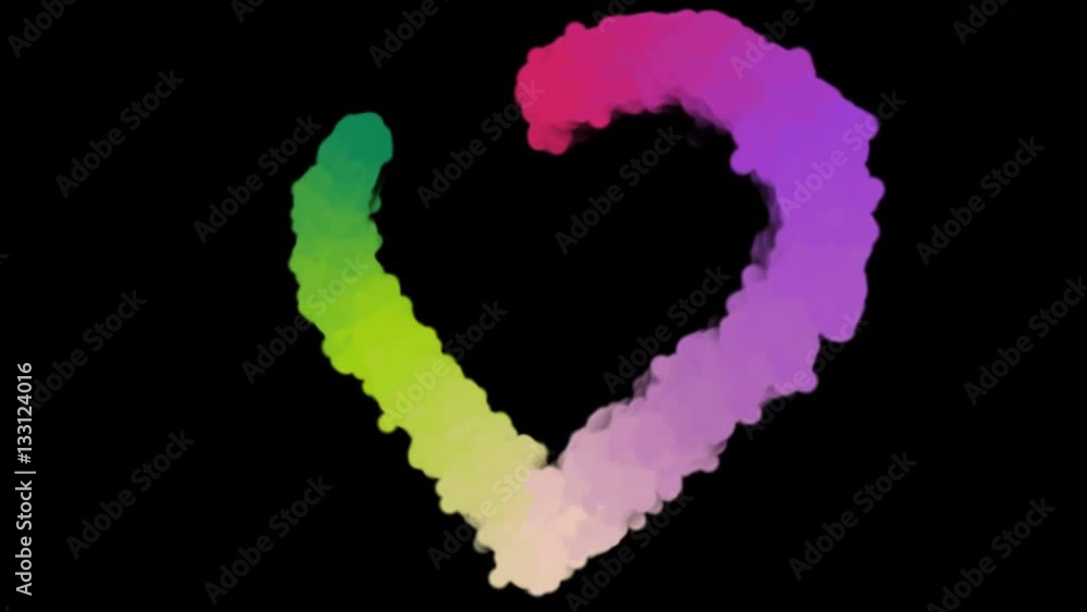 4k Heart shape made of smoke motion background of heart made with trail of smoke fluid 4k Heart shape made of smoke motion background of heart made with trail of smoke fluid