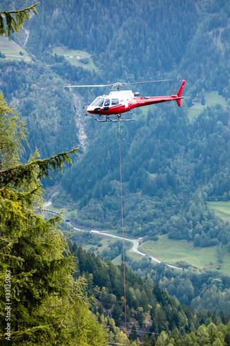 Hubschrauber in der Forstwirtschaft