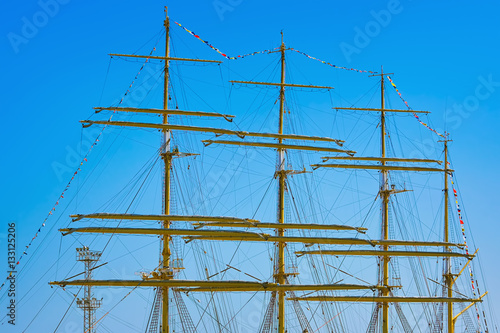 Masts of Barque