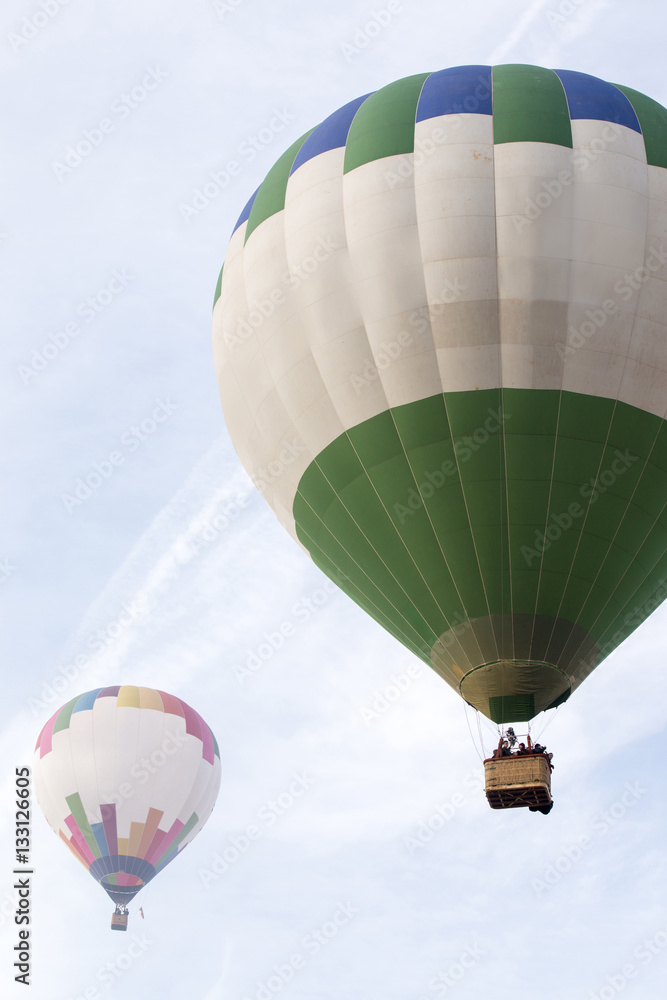 Fototapeta premium ascension of hot air balloons festival