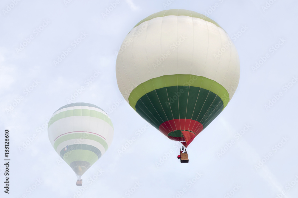 Fototapeta premium ascension of hot air balloons festival