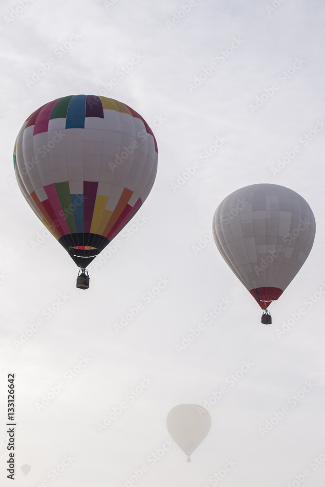 Obraz premium ascension of hot air balloons festival