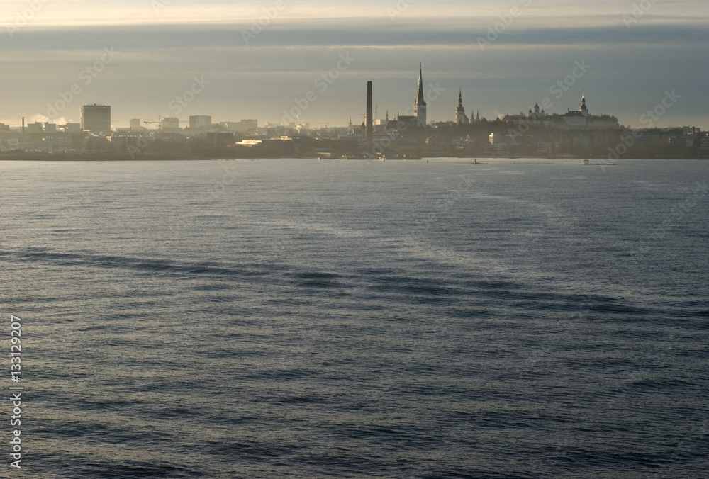 Tallinn view from the sea