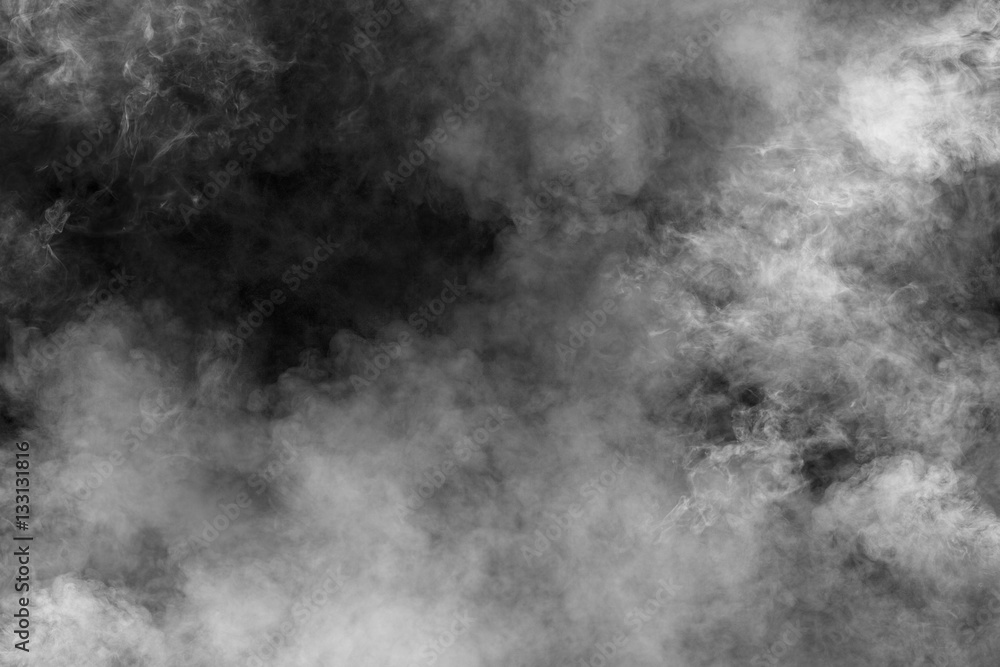 Smoke on black background Smoke on black background