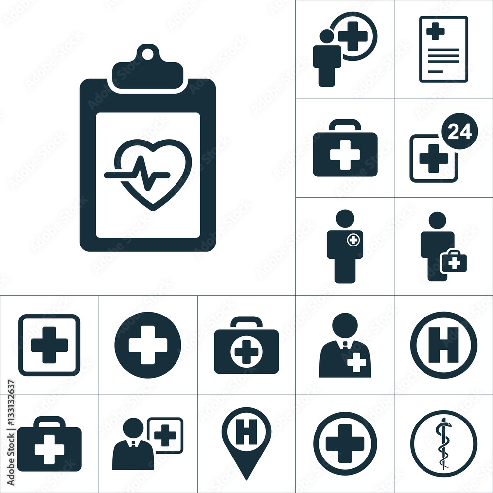 cardiology wave monitor blank icon, medical signs set on white b cardiology wave monitor blank icon, medical signs set on white b