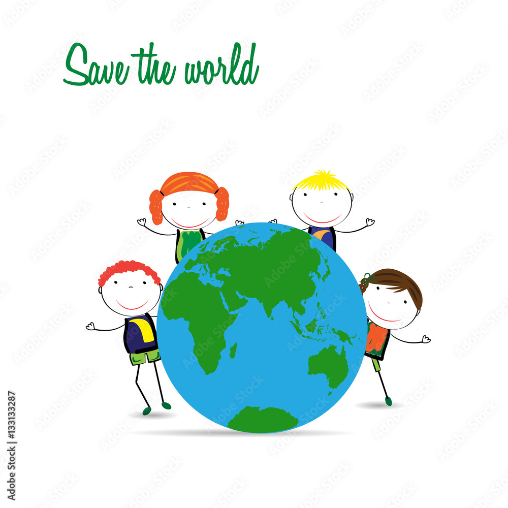 Fototapeta premium Earth Day vector