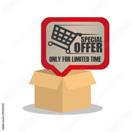 online special offer limited time vector illustration eps 10