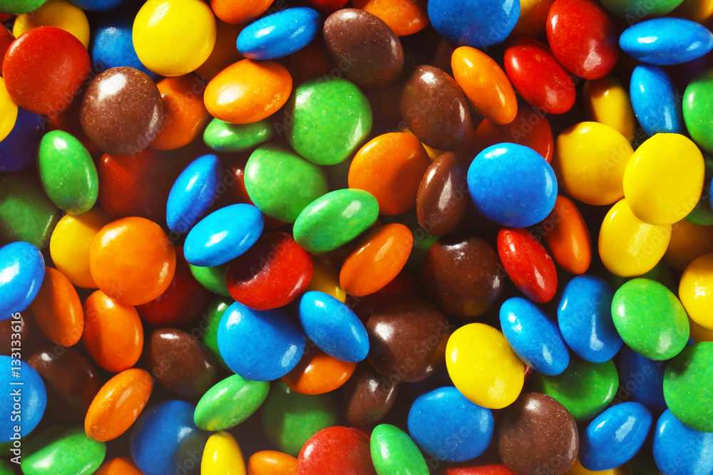 Delicious colorful candies background Delicious colorful candies background