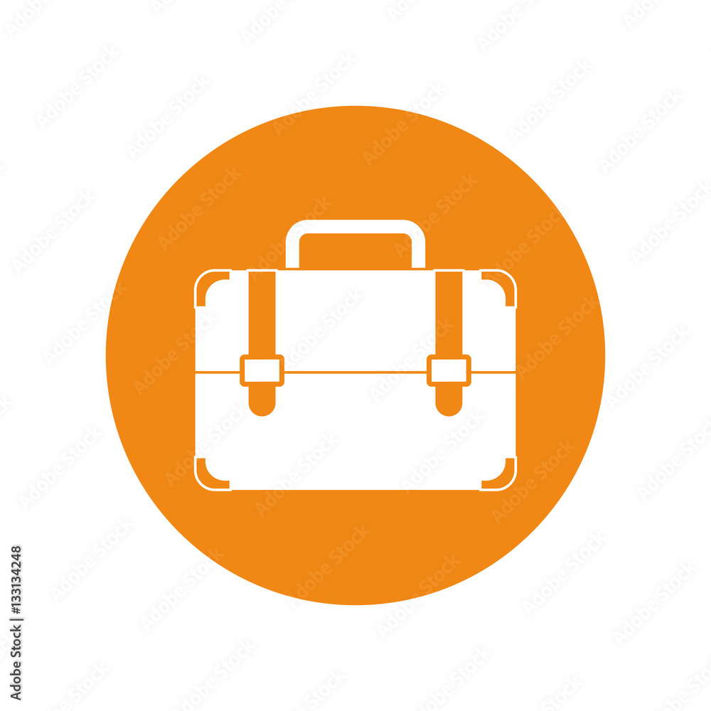 portfolio suitcase travel business yellow circle vector illustration eps 10 portfolio suitcase travel business yellow circle vector illustration eps 10