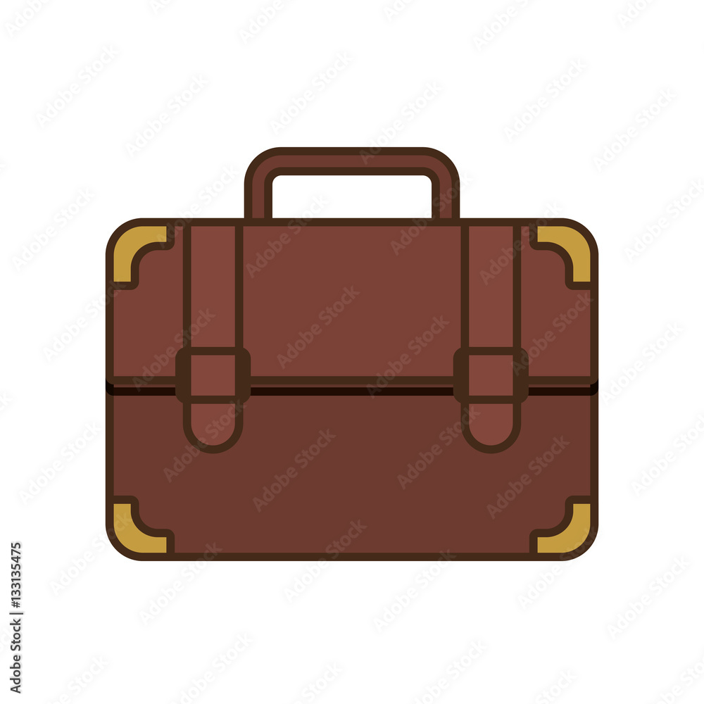 cartoon portfolio suitcase travel business vector illustration eps 10 Stock  Vector | Adobe Stock