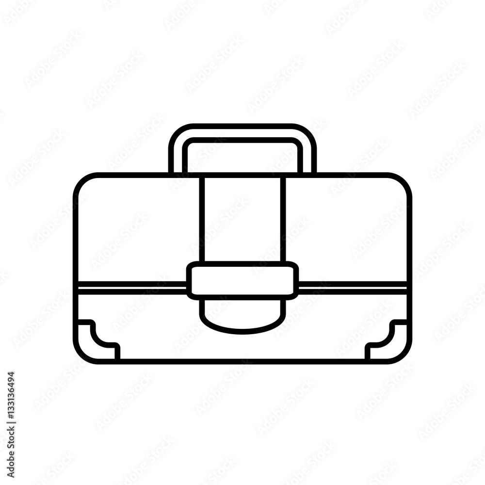 portfolio suitcase travel business line vector illustration eps 10 portfolio suitcase travel business line vector illustration eps 10
