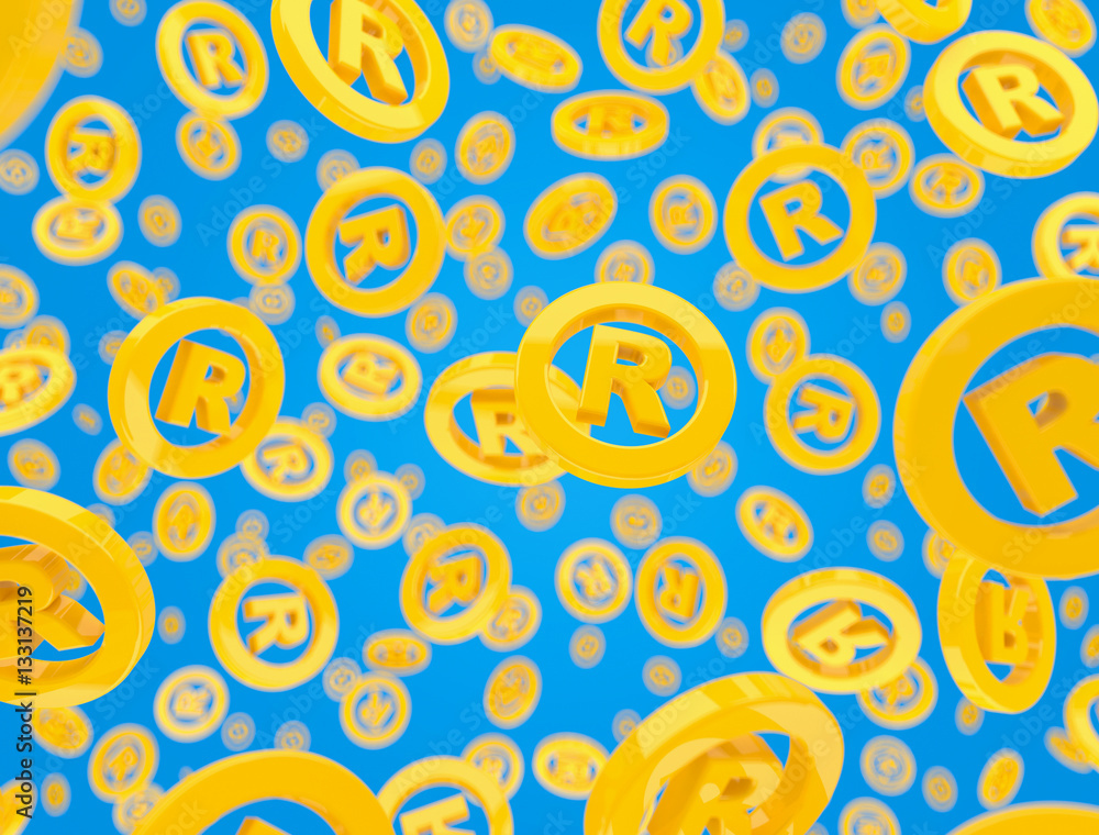 Trademark symbol background Trademark symbol background