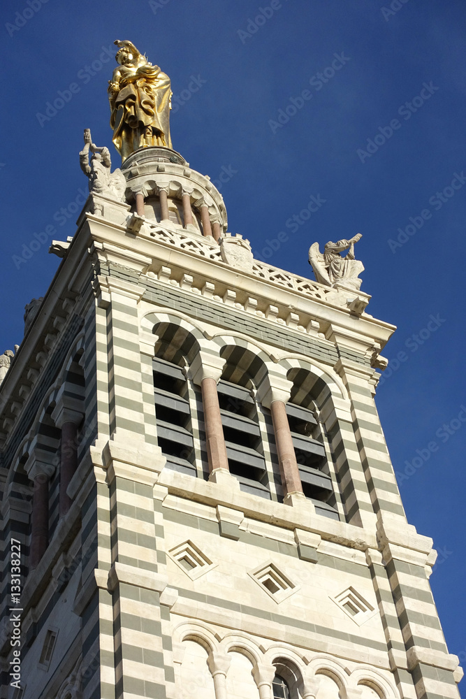 Fototapeta premium Basilique Notre-dame de la garde Marseille