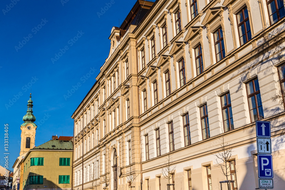 Obraz premium Residential Buildings-Uhersky Brod, Czech Republic