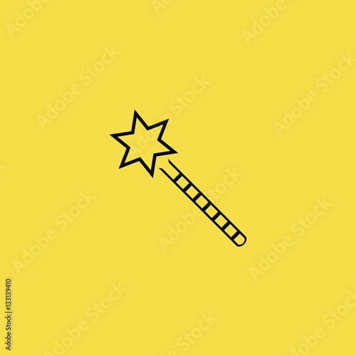 Magic Wand Tool icon illustration isolated vector sign symbol