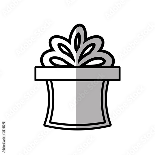 gift box ribbon ornament celebration shadow vector illustration eps 10