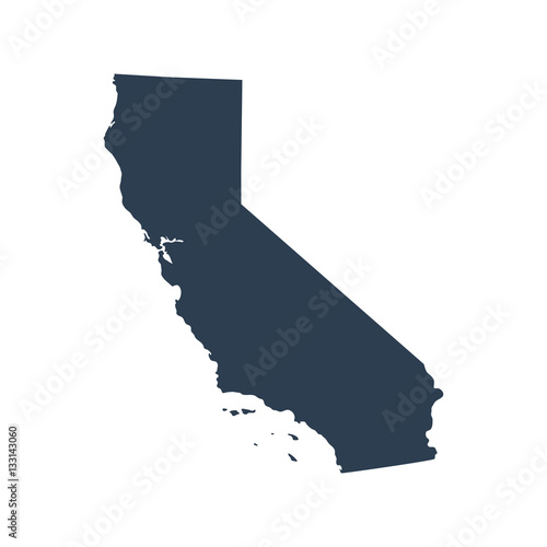 map of the U.S. state  California 