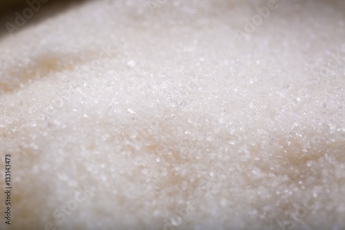 Close up of white sugar
