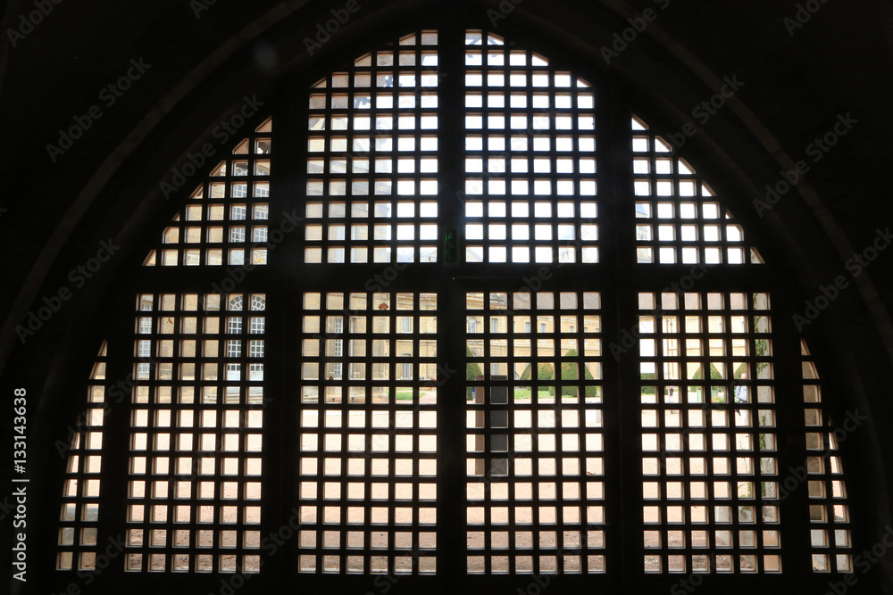 Fototapeta premium Le farinier de l'abbaye. Abbaye de Cluny. Fondée en 909 ou 910. France. / The miller of the abbey. Cluny Abbey. Cluny was founded in 910. France.