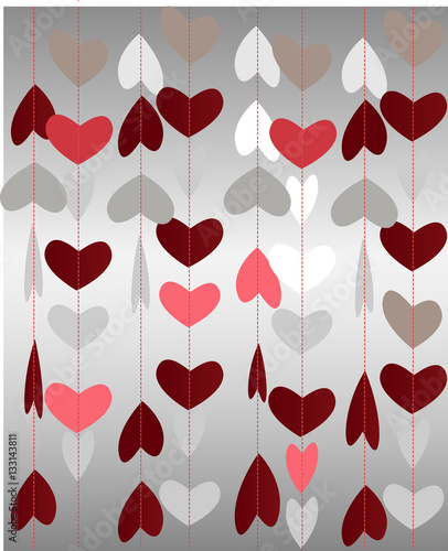 Abstract paper background for St. Valentine card