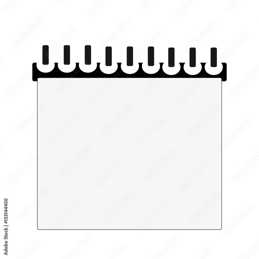 Writing book on white background Writing book on white background