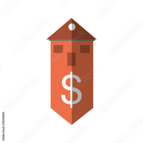 real estate building price expenses value shadow vector illustration eps 10