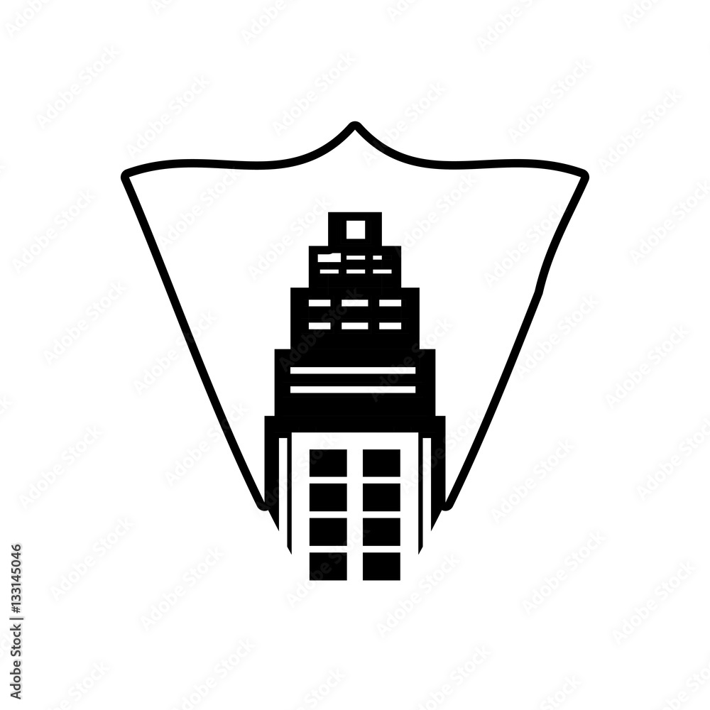 real estate building tower stamp outline vector illustration eps 10 real estate building tower stamp outline vector illustration eps 10