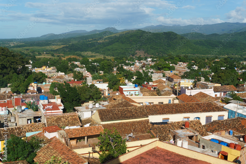 Cityscape of Trinidad, Cuba. UNESCO World Heritage Site.