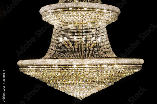 Beautiful crystal chandelier