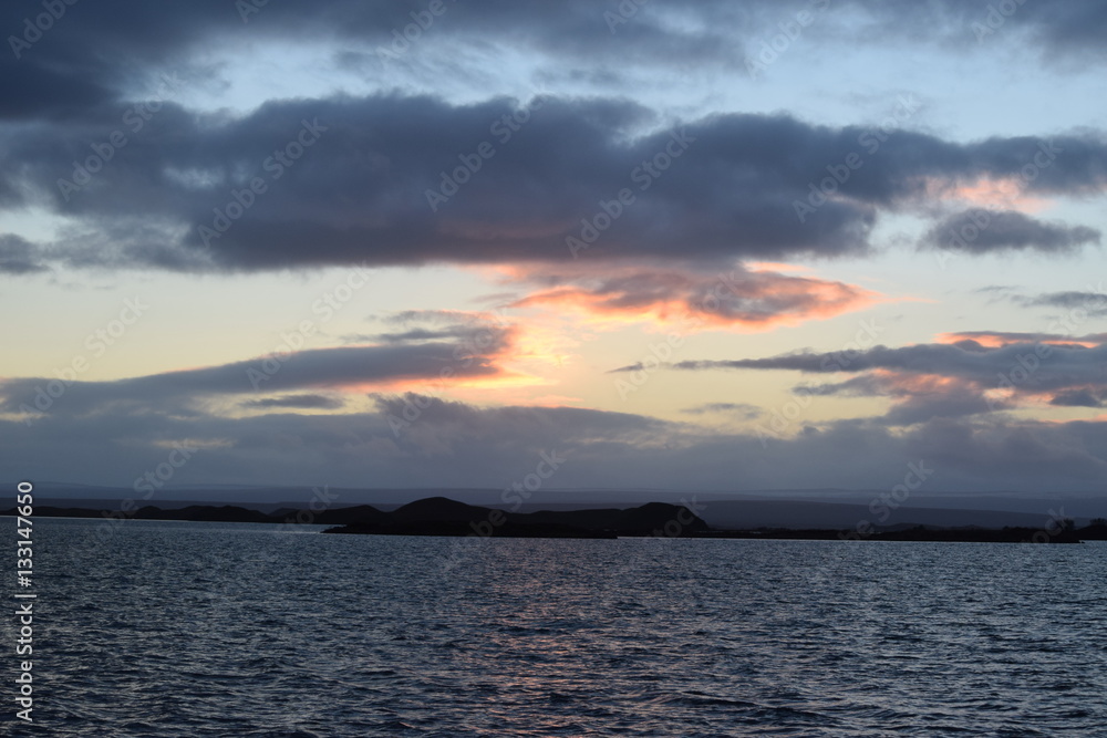 Obraz premium Iceland sunset