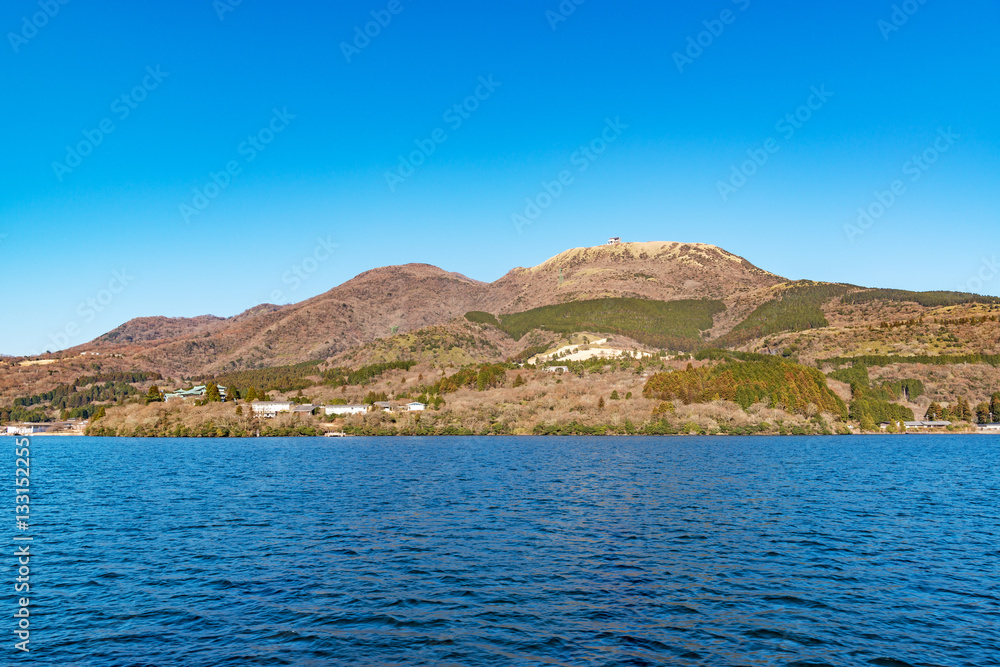 Mount Komagatake in Hakone, Japan.