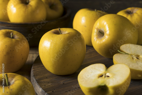 Raw Yellow Organic Opal Apples