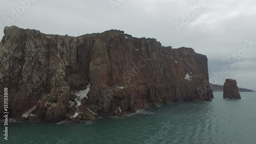 Deception Island Harbor in Southern Ocean