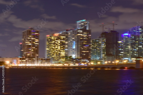 Miami, Florida - USA - January 08, 2016: Downtown Miami Skyline © Ganeshkumar
