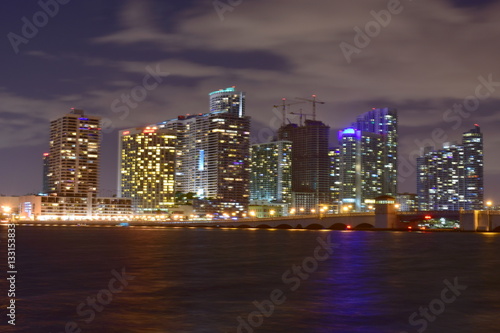 Miami, Florida - USA - January 08, 2016: Miami City Skyline © Ganeshkumar