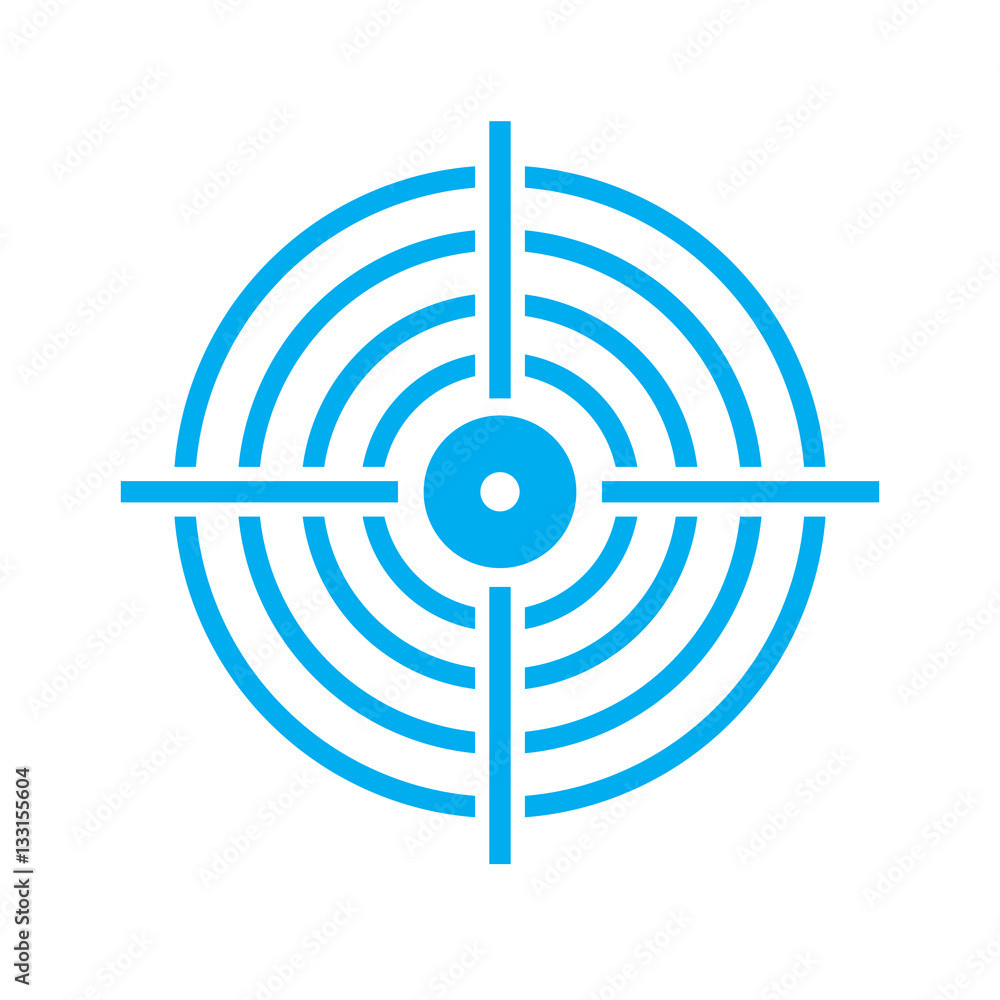 target icon on white background. target sign. target icon on white background. target sign.